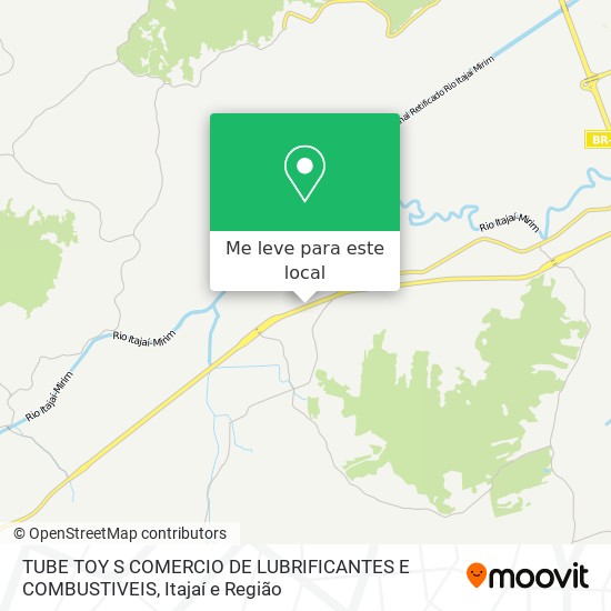 TUBE TOY S COMERCIO DE LUBRIFICANTES E COMBUSTIVEIS mapa