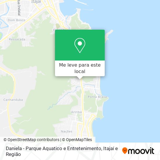 Daniela - Parque Aquatico e Entretenimento mapa