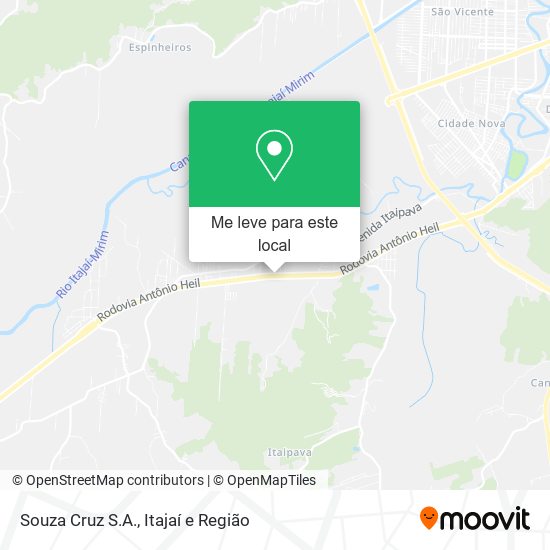 Souza Cruz S.A. mapa