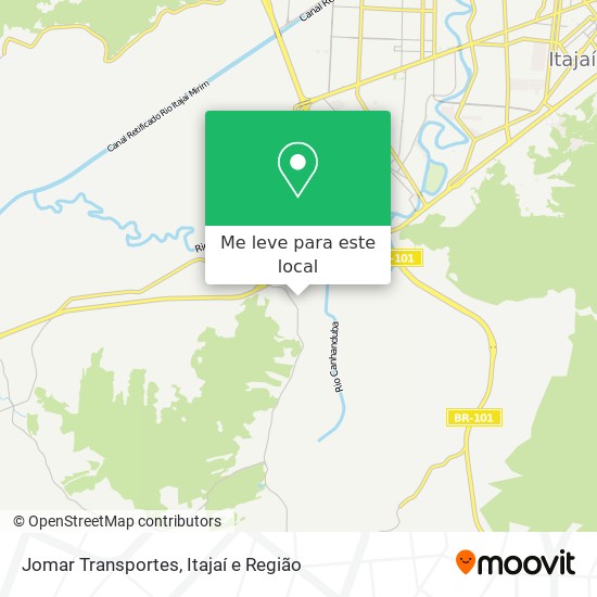 Jomar Transportes mapa