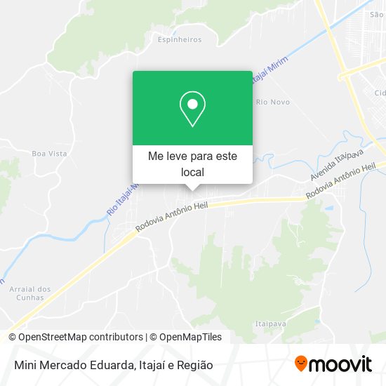 Mini Mercado Eduarda mapa