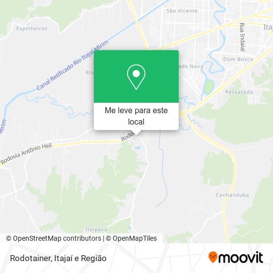 Rodotainer mapa