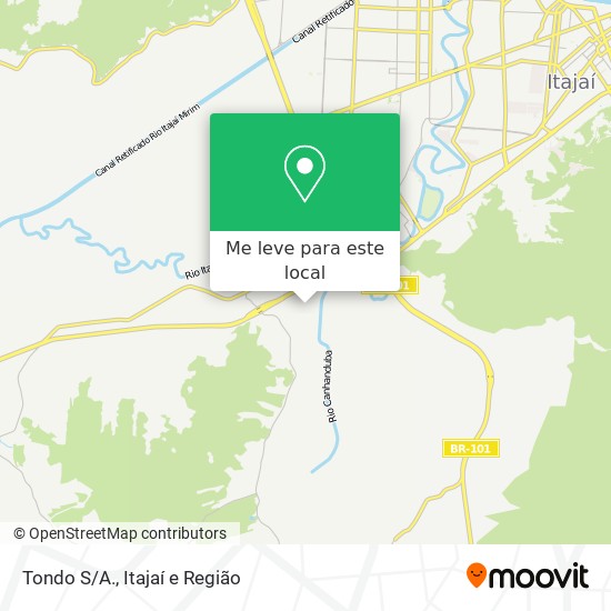 Tondo S/A. mapa