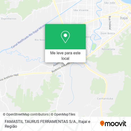 FAMASTIL TAURUS FERRAMENTAS S / A. mapa