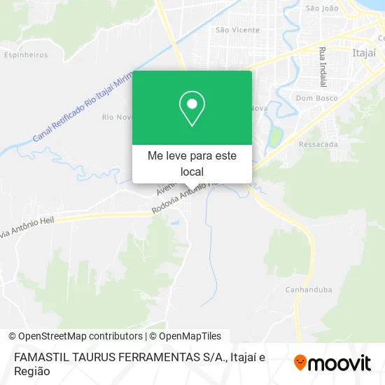 FAMASTIL TAURUS FERRAMENTAS S / A. mapa