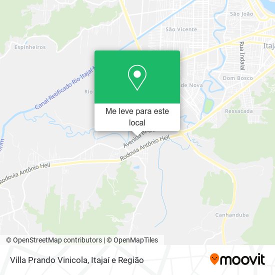 Villa Prando Vinicola mapa