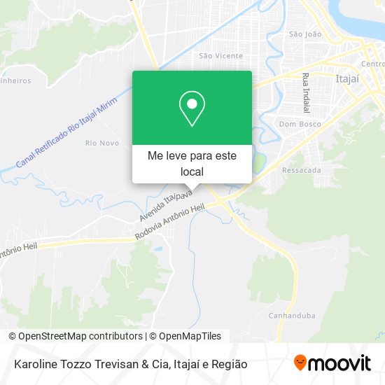 Karoline Tozzo Trevisan & Cia mapa