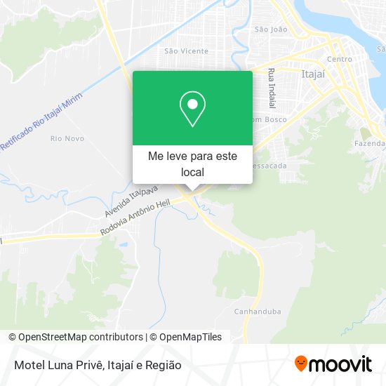 Motel Luna Privê mapa