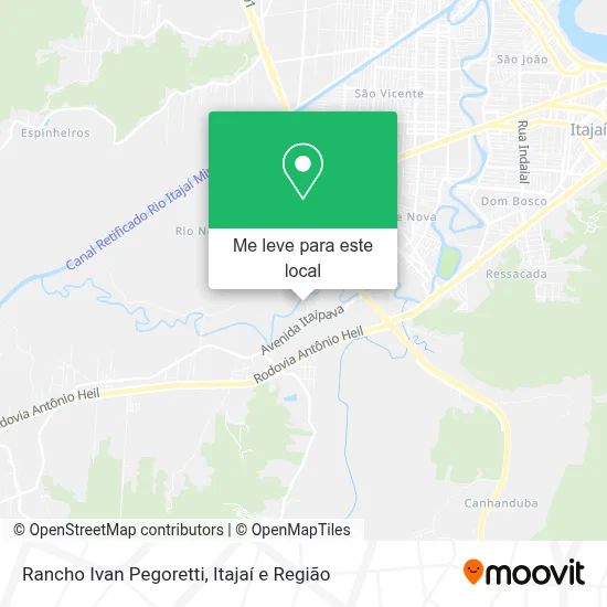 Rancho Ivan Pegoretti mapa