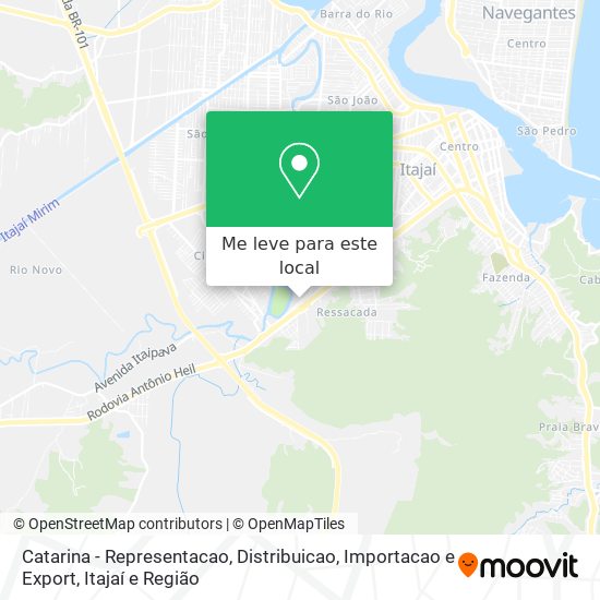 Catarina - Representacao, Distribuicao, Importacao e Export mapa