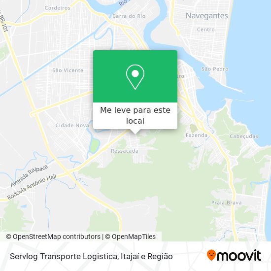 Servlog Transporte Logistica mapa