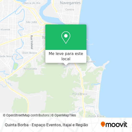 Quinta Borba - Espaço Eventos mapa