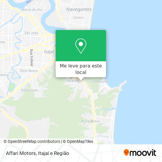 Affari Motors mapa