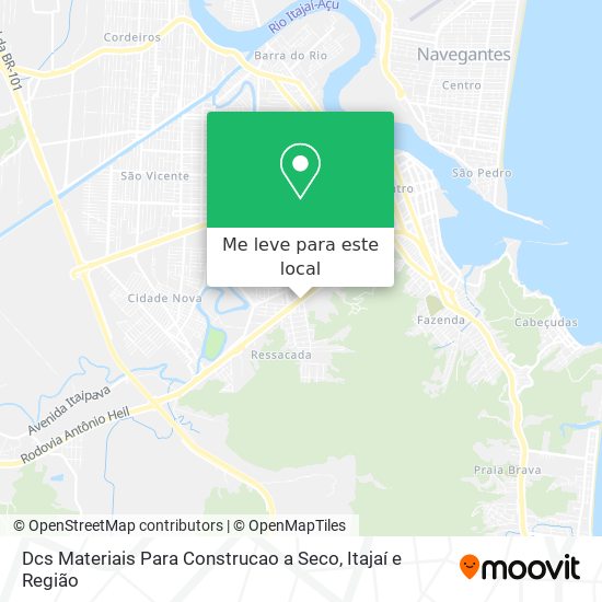 Dcs Materiais Para Construcao a Seco mapa