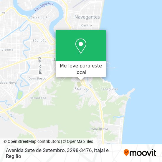 Avenida Sete de Setembro, 3298-3476 mapa