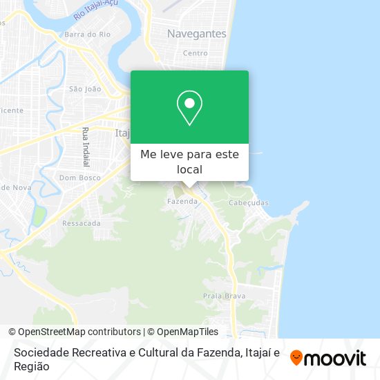 Sociedade Recreativa e Cultural da Fazenda mapa