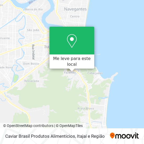 Caviar Brasil Produtos Alimenticios mapa