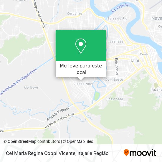 Cei Maria Regina Coppi Vicente mapa