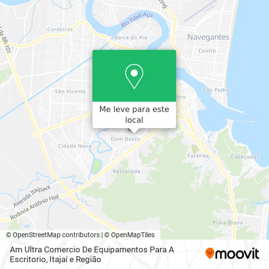 Am Ultra Comercio De Equipamentos Para A Escritorio mapa