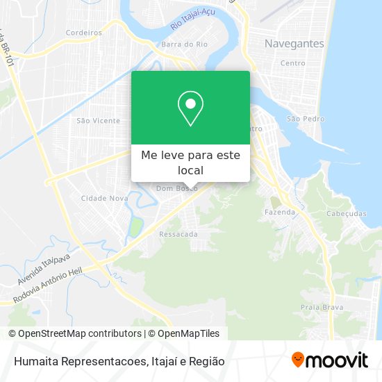 Humaita Representacoes mapa