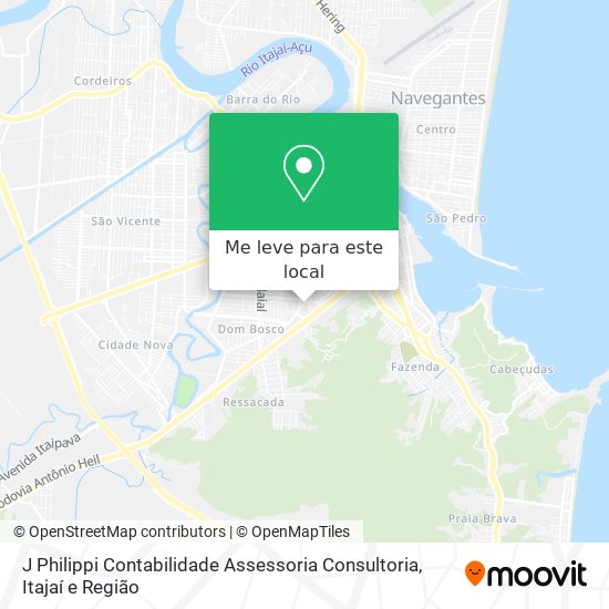 J Philippi Contabilidade Assessoria Consultoria mapa