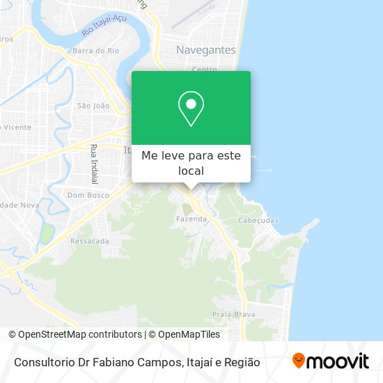 Consultorio Dr Fabiano Campos mapa