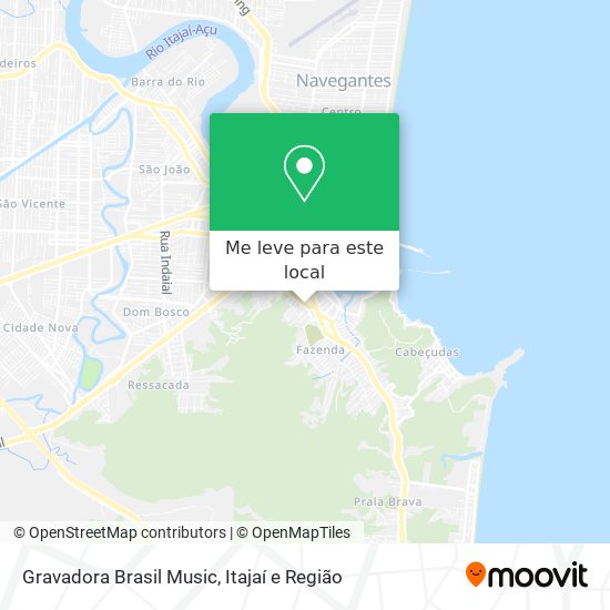 Gravadora Brasil Music mapa