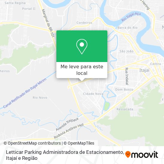Letticar Parking Administradora de Estacionamento mapa