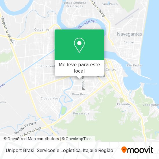 Uniport Brasil Servicos e Logistica mapa