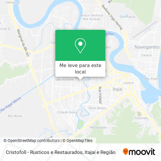 Cristofoli - Rusticos e Restaurados mapa