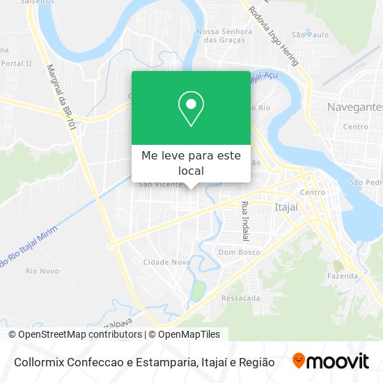 Collormix Confeccao e Estamparia mapa