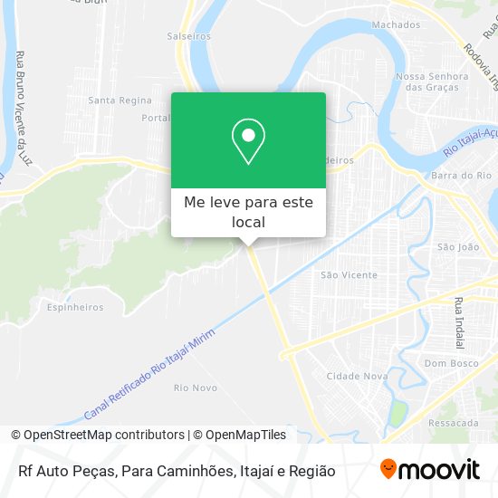 Rf Auto Peças, Para Caminhões mapa