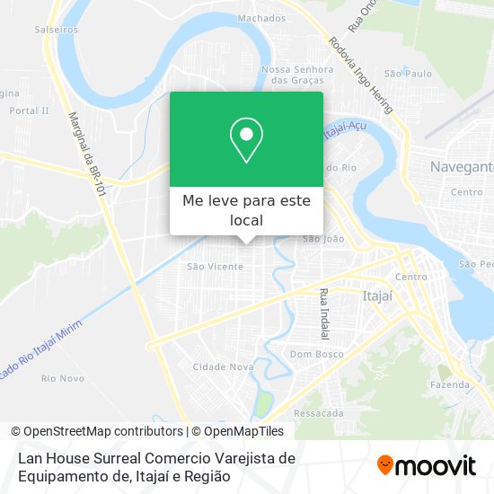 Lan House Surreal Comercio Varejista de Equipamento de mapa