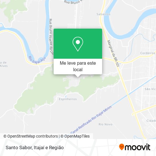 Santo Sabor mapa