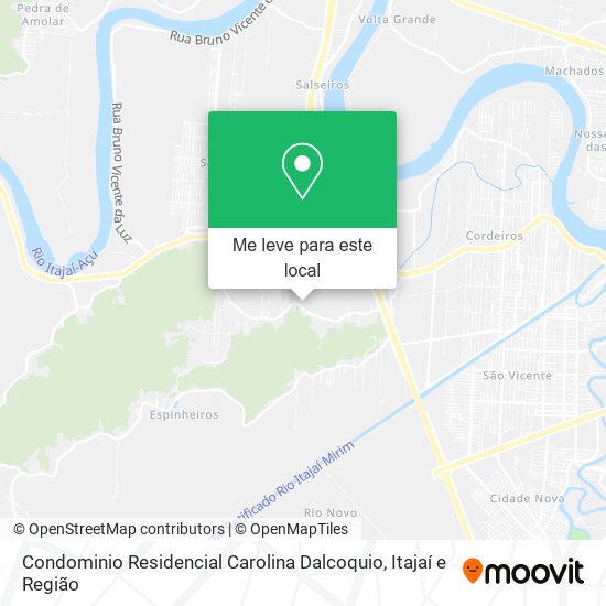 Condominio Residencial Carolina Dalcoquio mapa