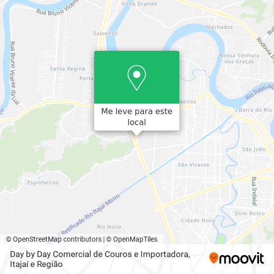 Day by Day Comercial de Couros e Importadora mapa