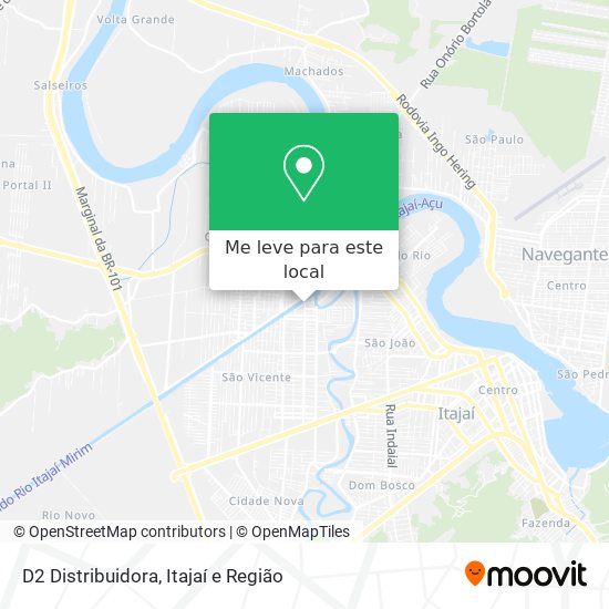 D2 Distribuidora mapa