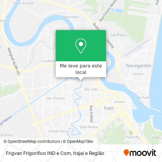 Frigvan Frigorifico IND e Com mapa