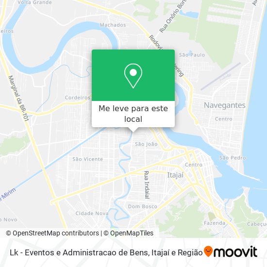 Lk - Eventos e Administracao de Bens mapa