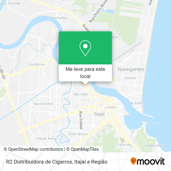R2 Distribuidora de Cigarros mapa