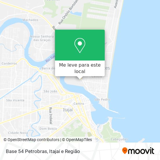 Base 54 Petrobras mapa