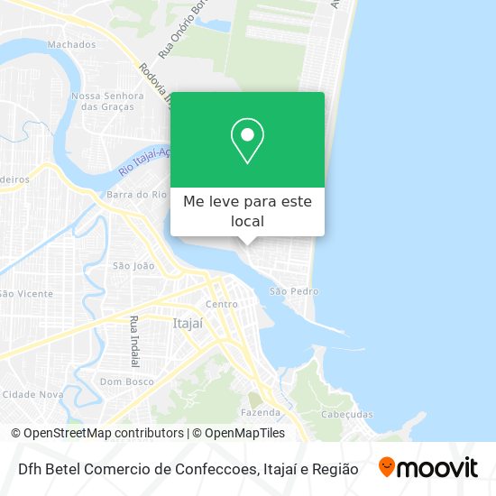 Dfh Betel Comercio de Confeccoes mapa