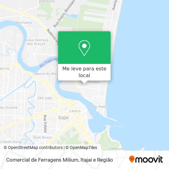 Comercial de Ferragens Milium mapa
