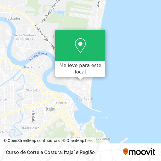 Curso de Corte e Costura mapa