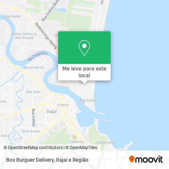 Box Burguer Delivery mapa
