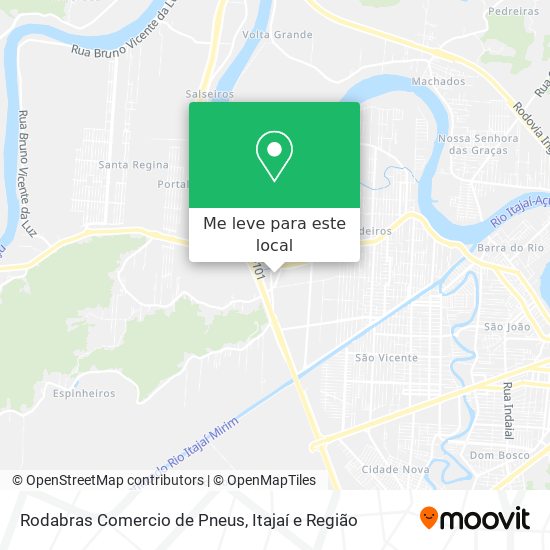 Rodabras Comercio de Pneus mapa