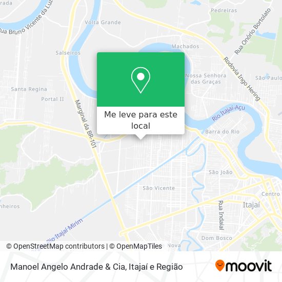 Manoel Angelo Andrade & Cia mapa