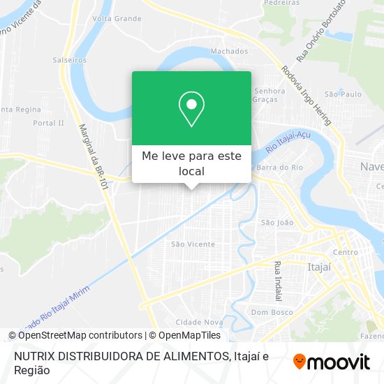 NUTRIX DISTRIBUIDORA DE ALIMENTOS mapa