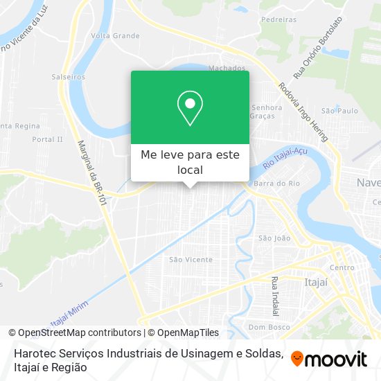 Harotec Serviços Industriais de Usinagem e Soldas mapa