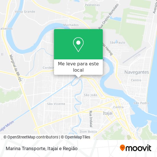 Marina Transporte mapa